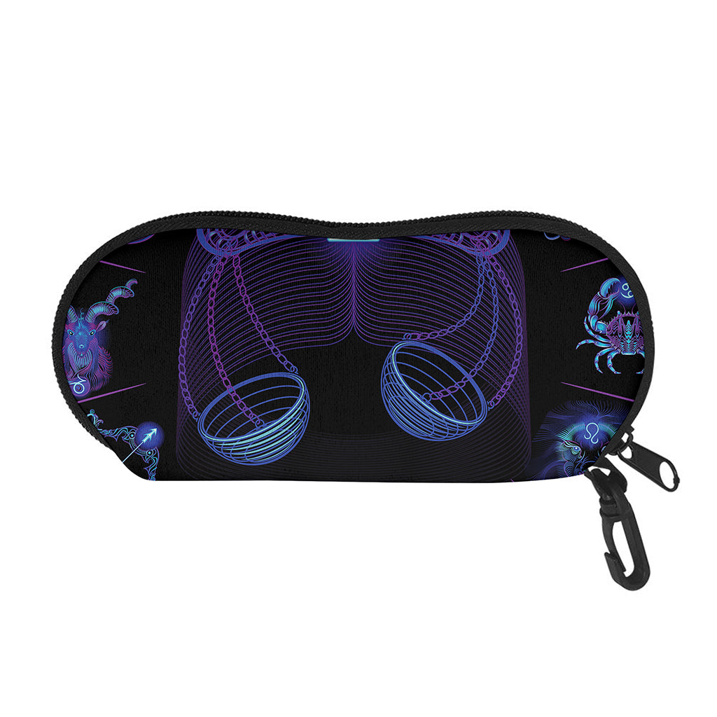 Libra And Astrological Signs Print Glasses Case