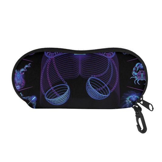Libra And Astrological Signs Print Glasses Case