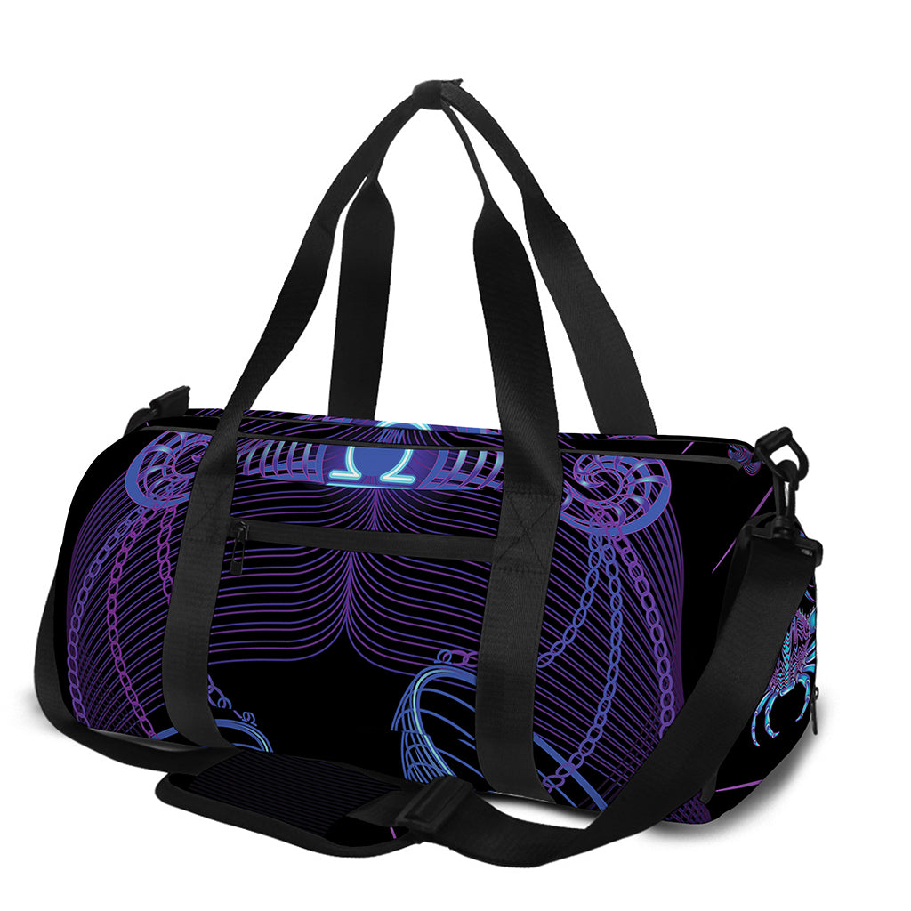 Libra And Astrological Signs Print Gym Bag