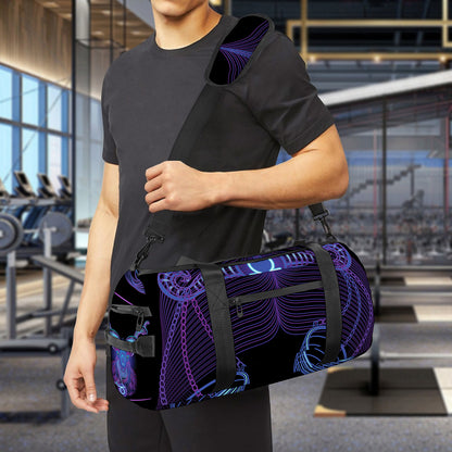 Libra And Astrological Signs Print Gym Bag