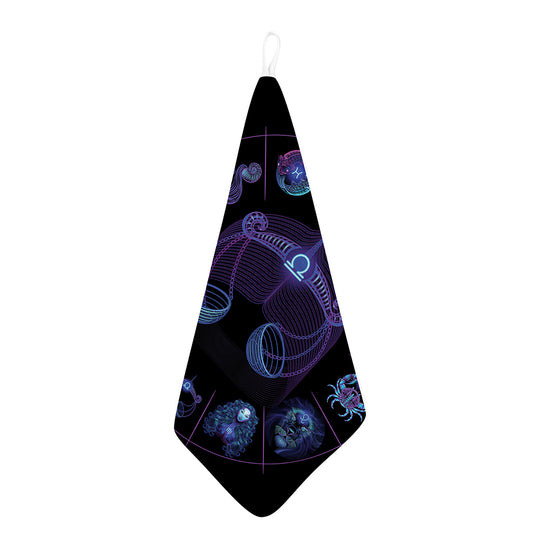 Libra And Astrological Signs Print Hand Towel