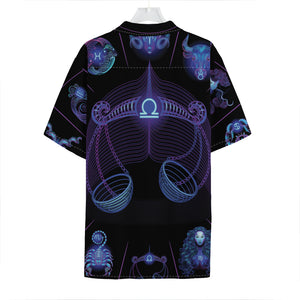 Libra And Astrological Signs Print Hawaiian Shirt