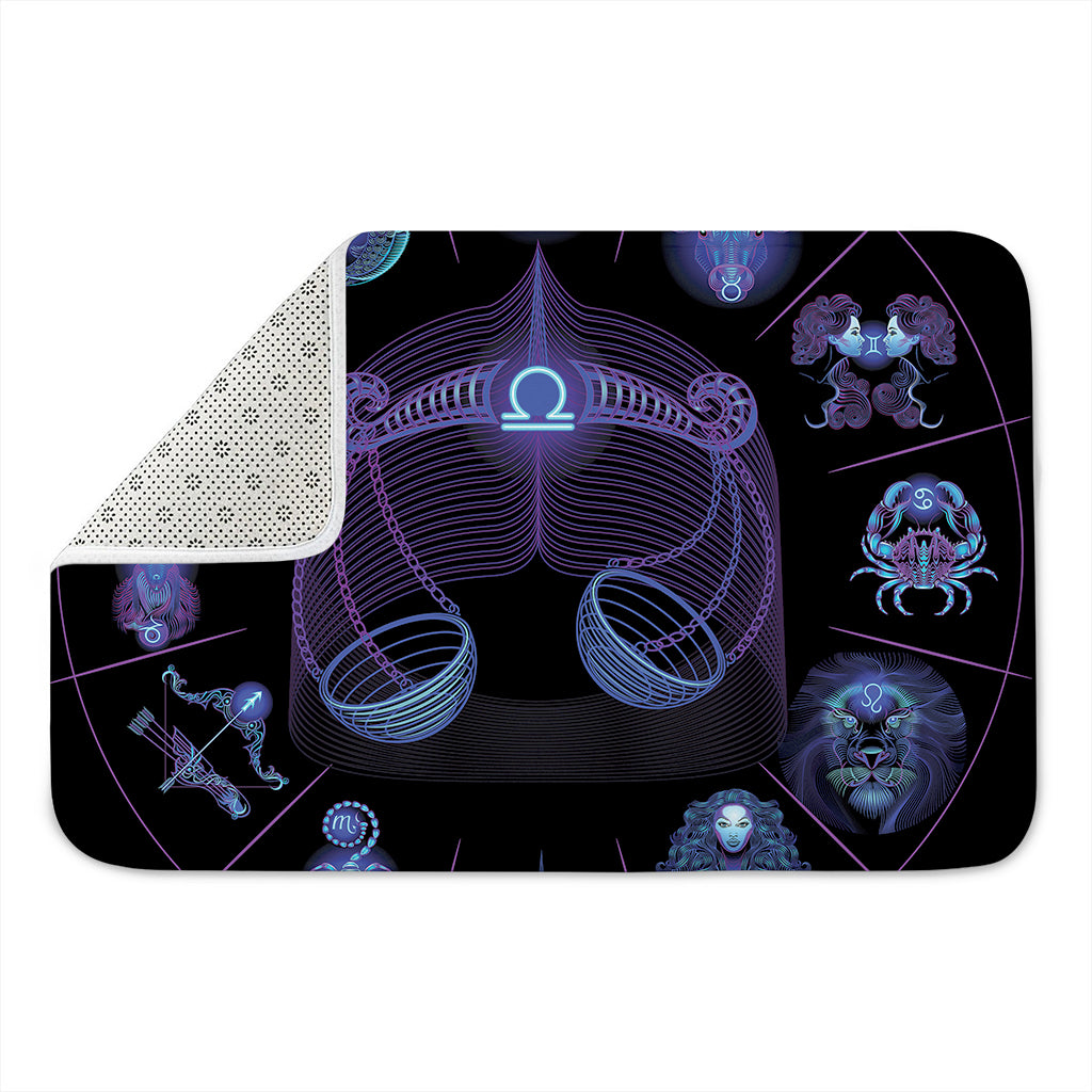 Libra And Astrological Signs Print Indoor Door Mat