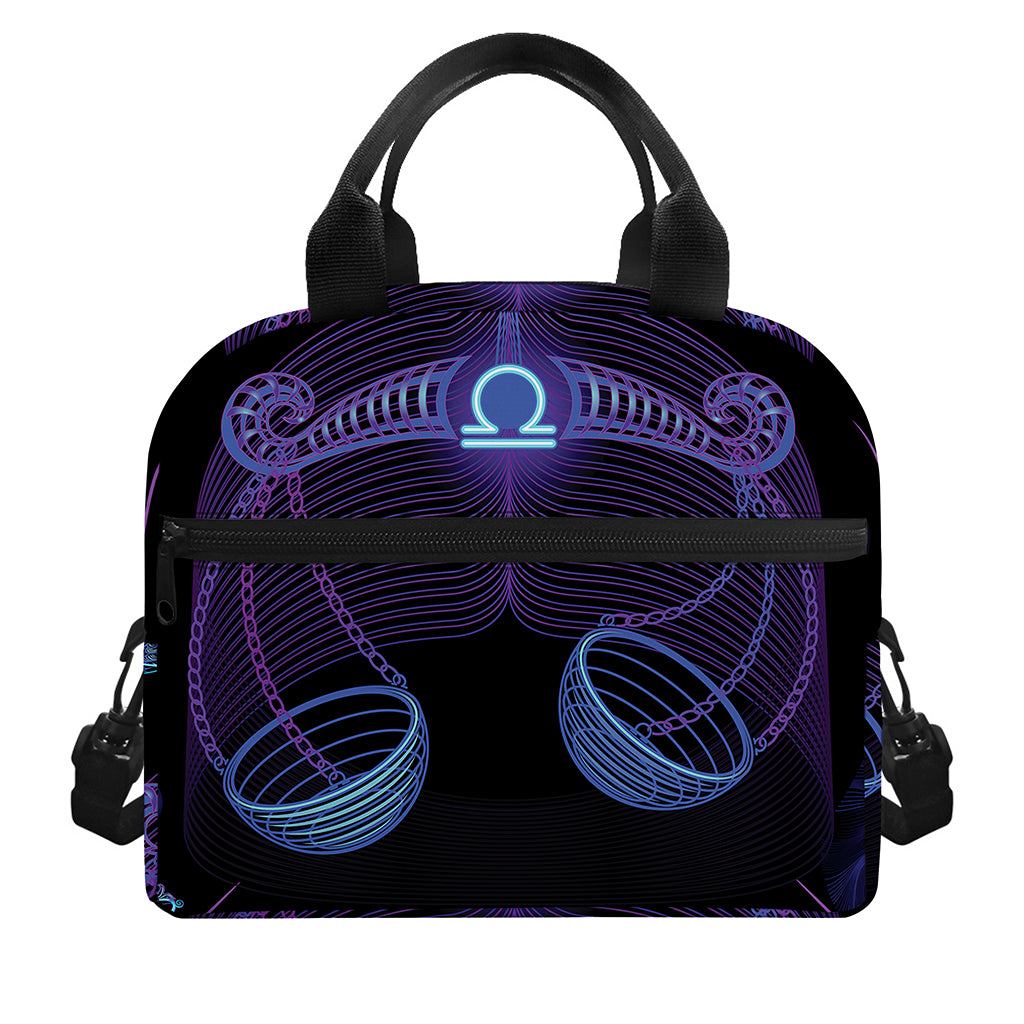 Libra And Astrological Signs Print Insulated Lunch Bag