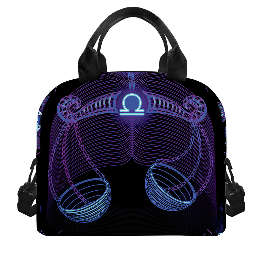 Libra And Astrological Signs Print Insulated Lunch Bag