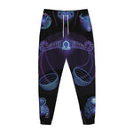 Libra And Astrological Signs Print Jogger Pants