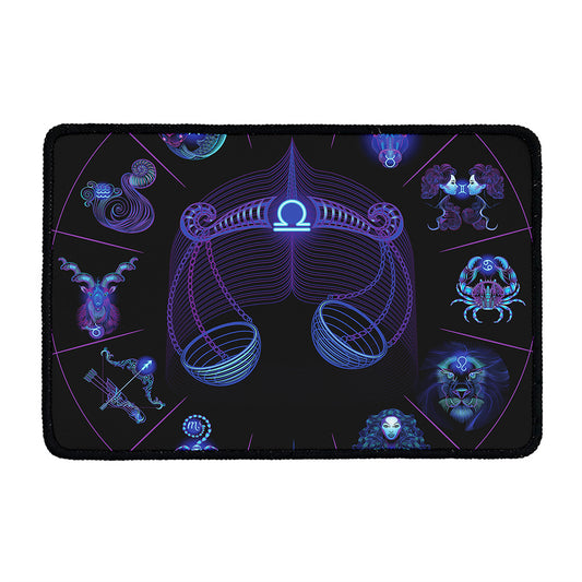 Libra And Astrological Signs Print Kitchen Mat