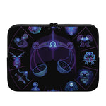 Libra And Astrological Signs Print Laptop Sleeve