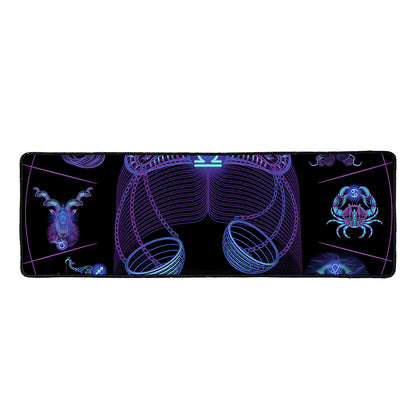 Libra And Astrological Signs Print Long Kitchen Mat