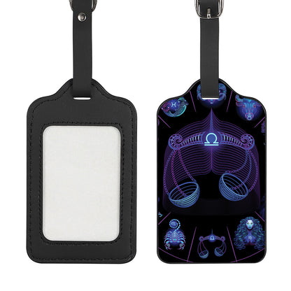 Libra And Astrological Signs Print Luggage Tag