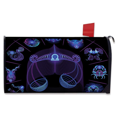 Libra And Astrological Signs Print Mailbox Cover