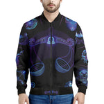 Libra And Astrological Signs Print Men's Bomber Jacket