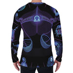 Libra And Astrological Signs Print Men's Long Sleeve T-Shirt