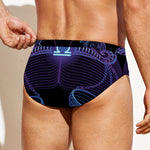 Libra And Astrological Signs Print Men's Swim Briefs