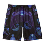 Libra And Astrological Signs Print Men's Swim Trunks