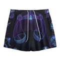 Libra And Astrological Signs Print Mesh Shorts