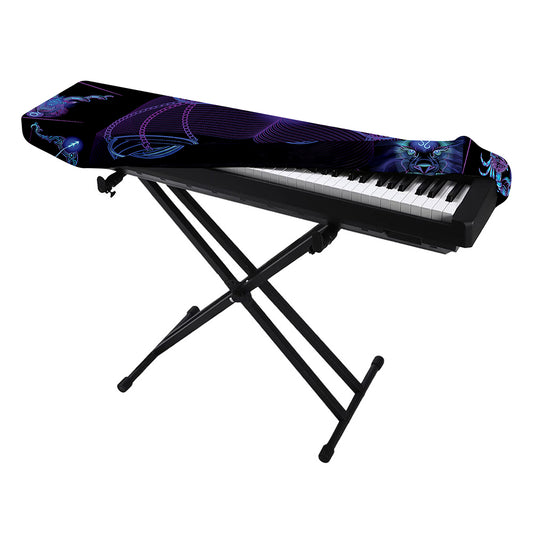 Libra And Astrological Signs Print Piano Keyboard Cover