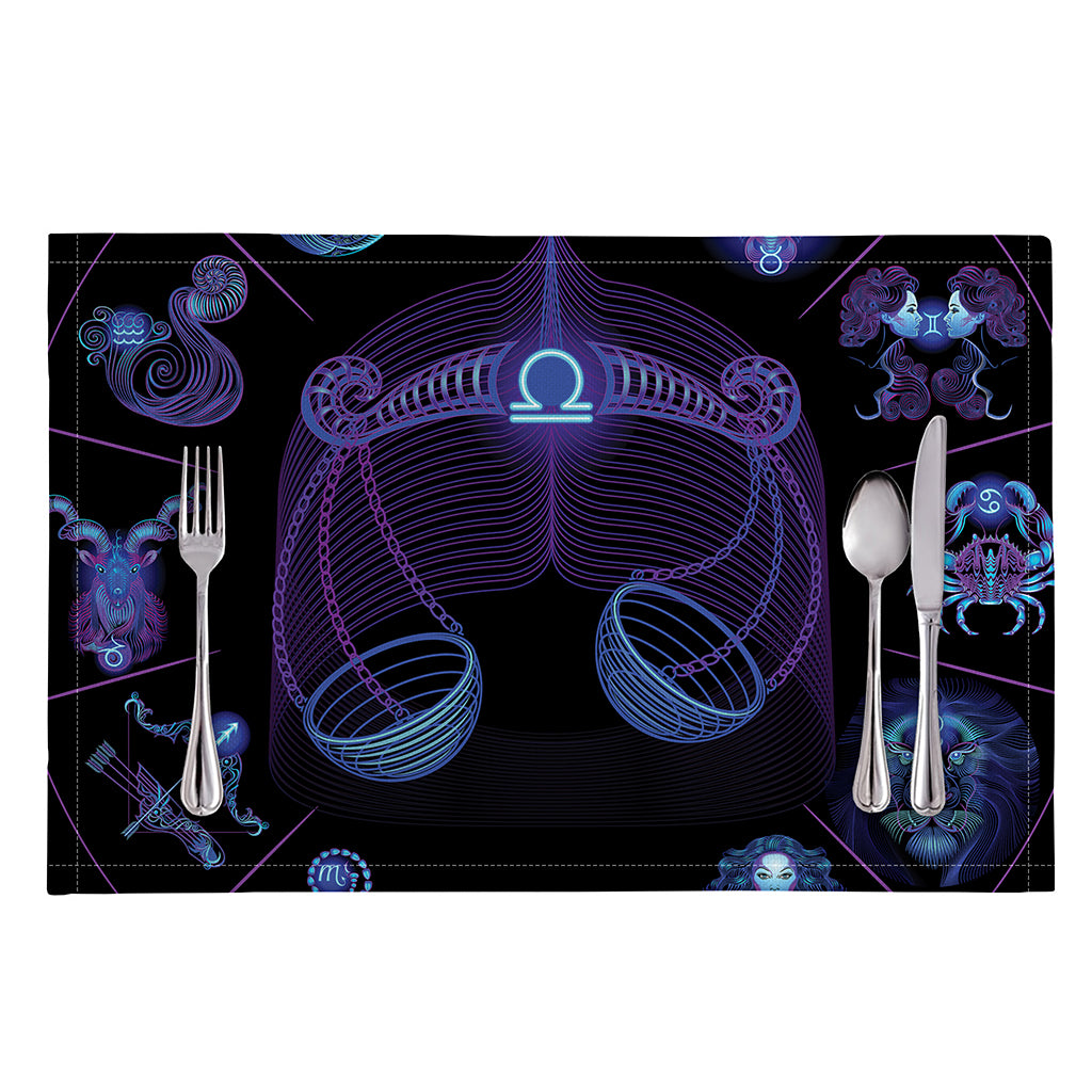 Libra And Astrological Signs Print Placemat