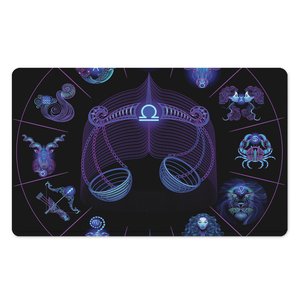 Libra And Astrological Signs Print Polyester Doormat