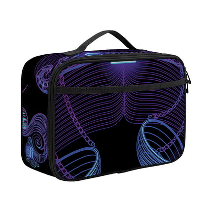 Libra And Astrological Signs Print Portable Lunch Bag