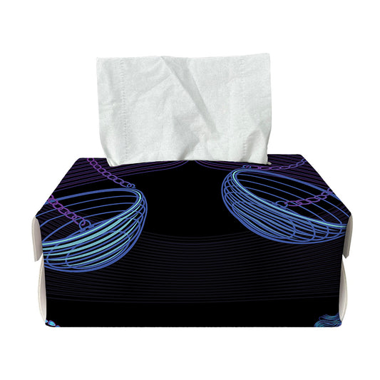 Libra And Astrological Signs Print Rectangle Tissue Box Cover