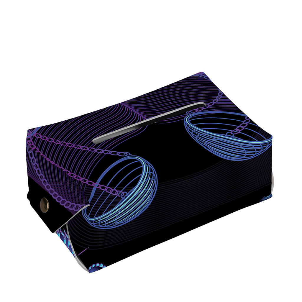 Libra And Astrological Signs Print Rectangle Tissue Box Cover