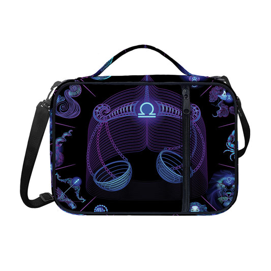 Libra And Astrological Signs Print Shoulder Strap Bible Bag