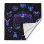Libra And Astrological Signs Print Silk Bandana