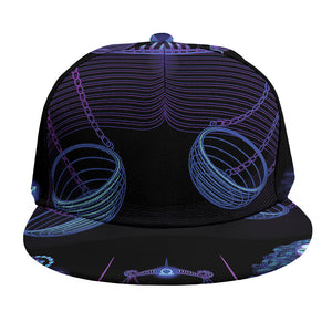 Libra And Astrological Signs Print Snapback Cap