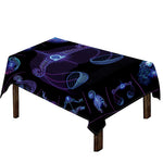 Libra And Astrological Signs Print Tablecloth