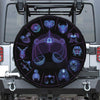 Libra And Astrological Signs Print Tire Cover