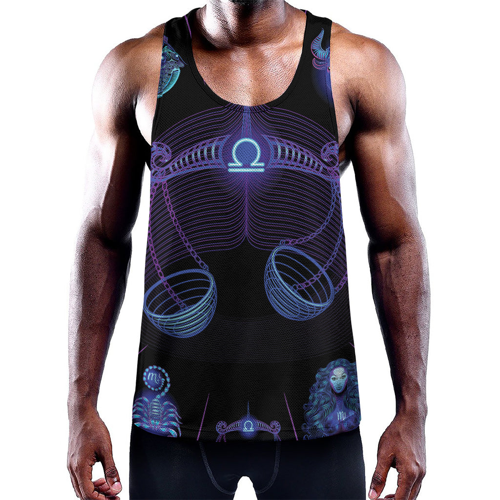 Libra And Astrological Signs Print Training Tank Top