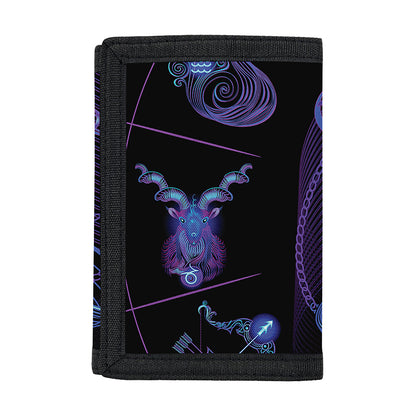 Libra And Astrological Signs Print Trifold Wallet