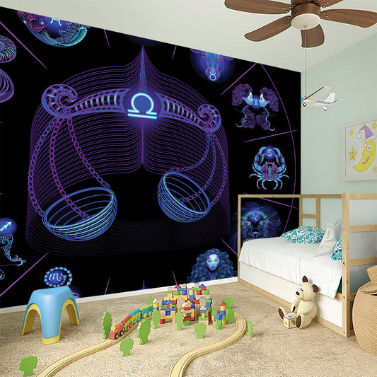 Libra And Astrological Signs Print Wall Sticker