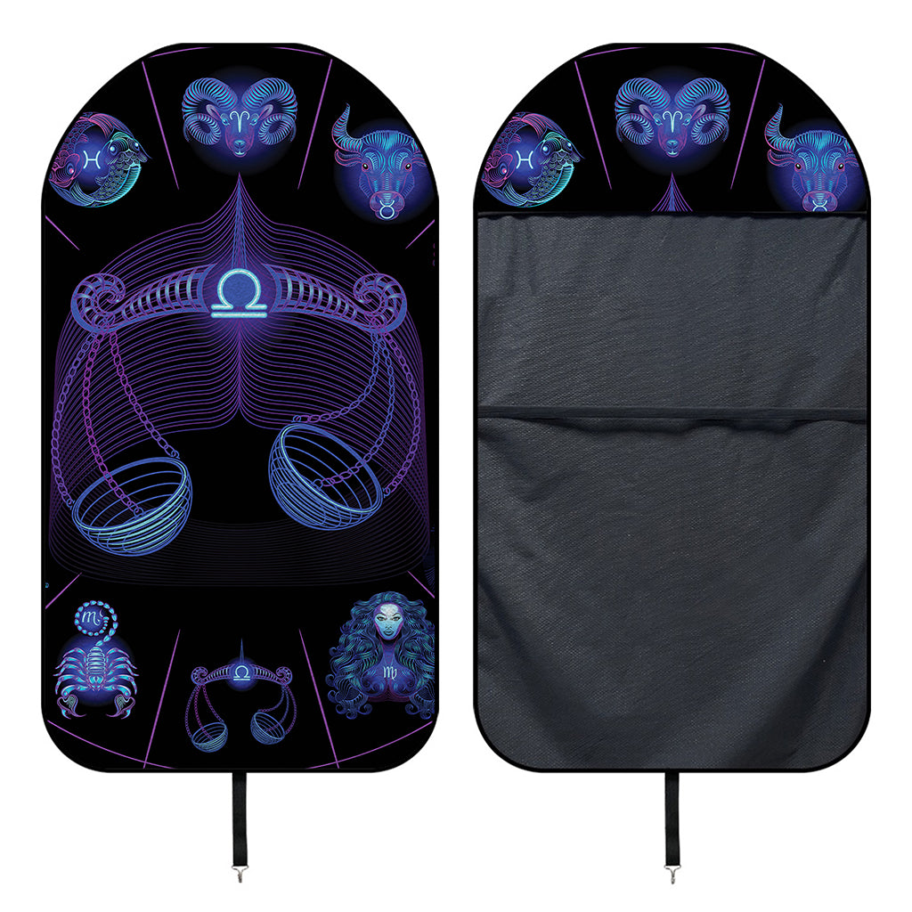 Libra And Astrological Signs Print Waterproof Car Seat Cover
