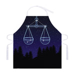 Libra Constellation Print Adjustable Apron