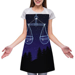 Libra Constellation Print Adjustable Apron