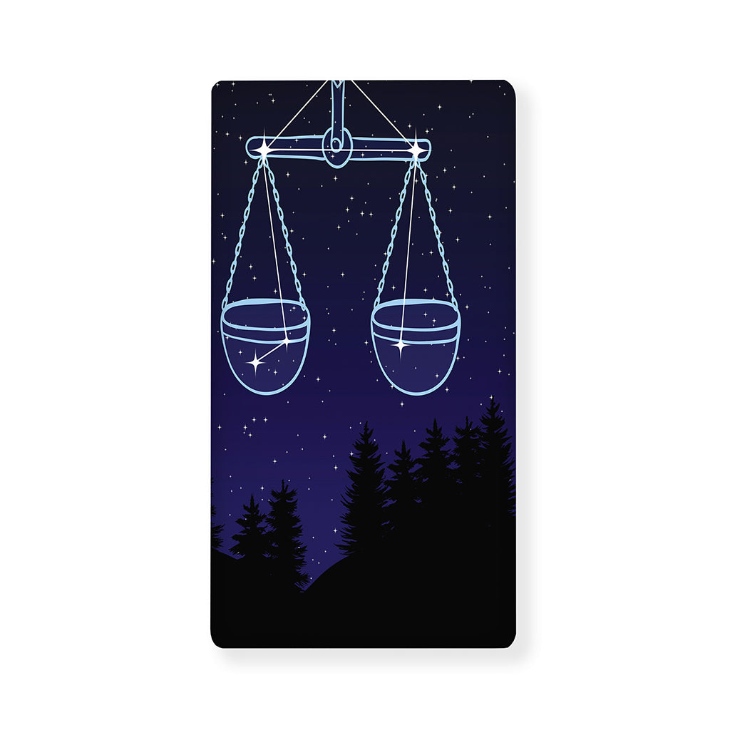 Libra Constellation Print Baby Crib Sheet
