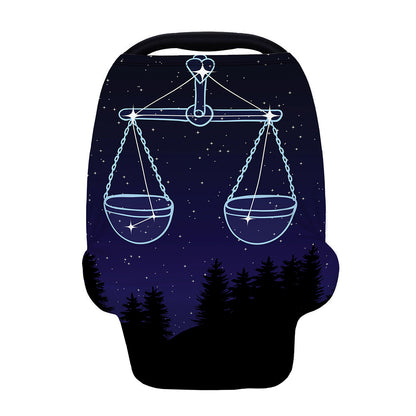 Libra Constellation Print Baby Seat Cover