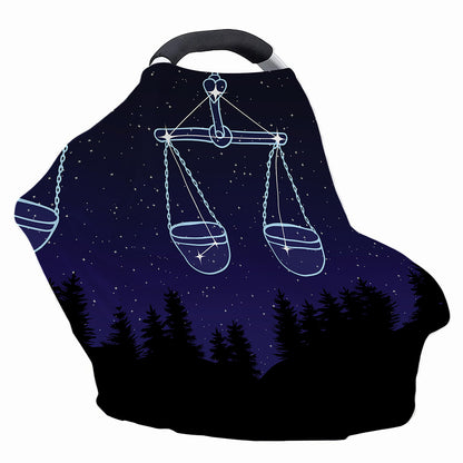 Libra Constellation Print Baby Seat Cover