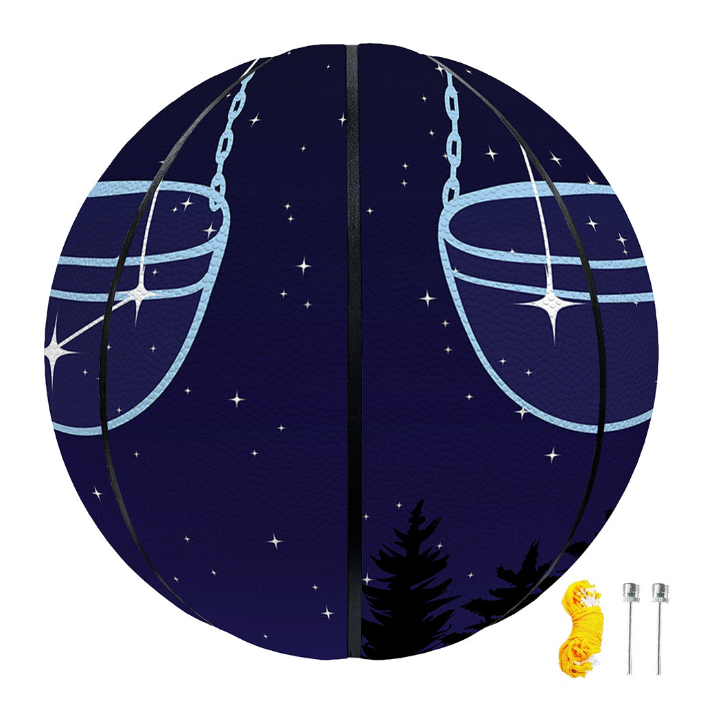 Libra Constellation Print Basketball