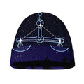 Libra Constellation Print Beanie