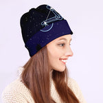 Libra Constellation Print Beanie