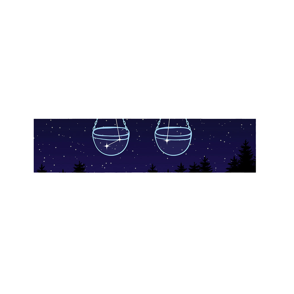 Libra Constellation Print Bed Runner