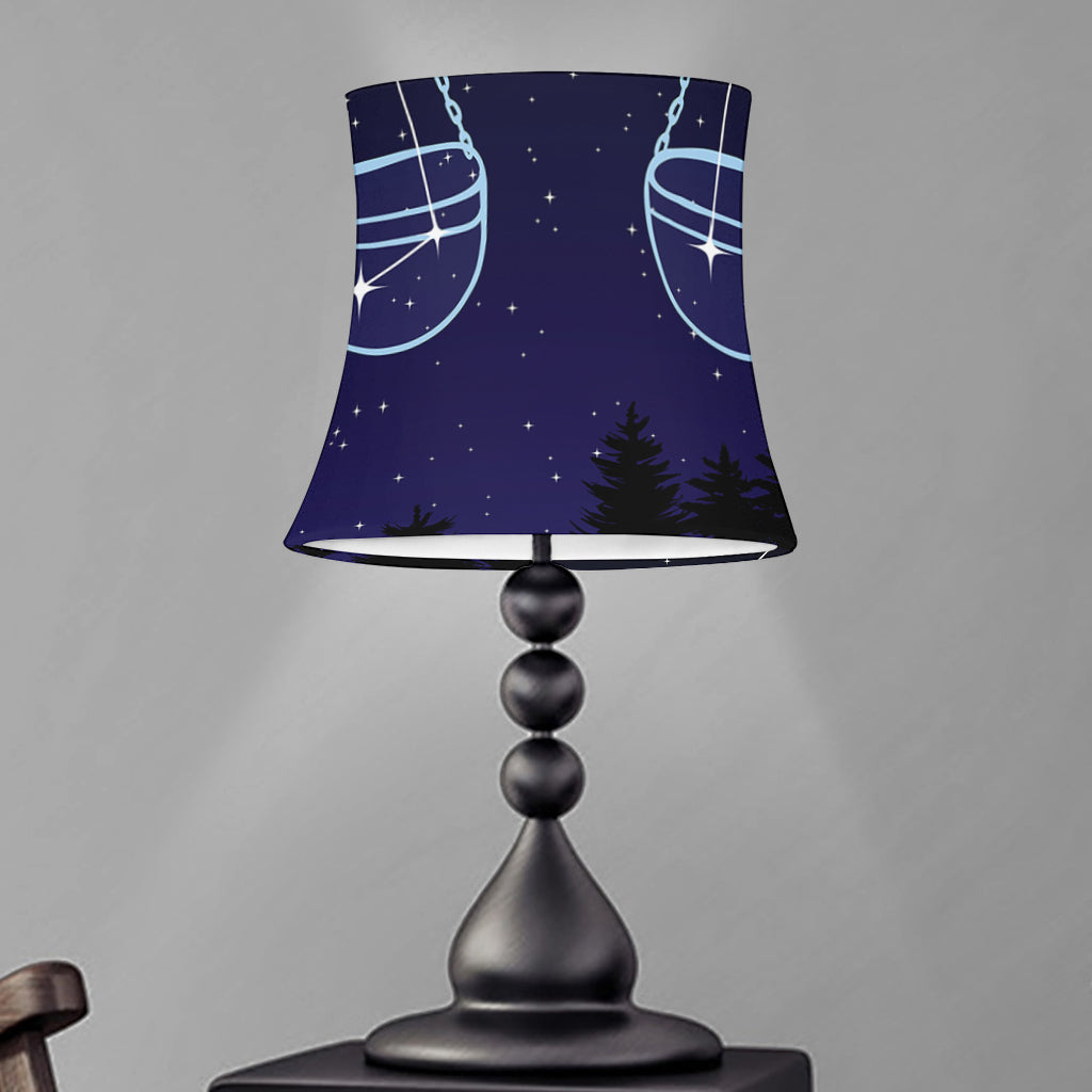 Libra Constellation Print Bell Lamp Shade