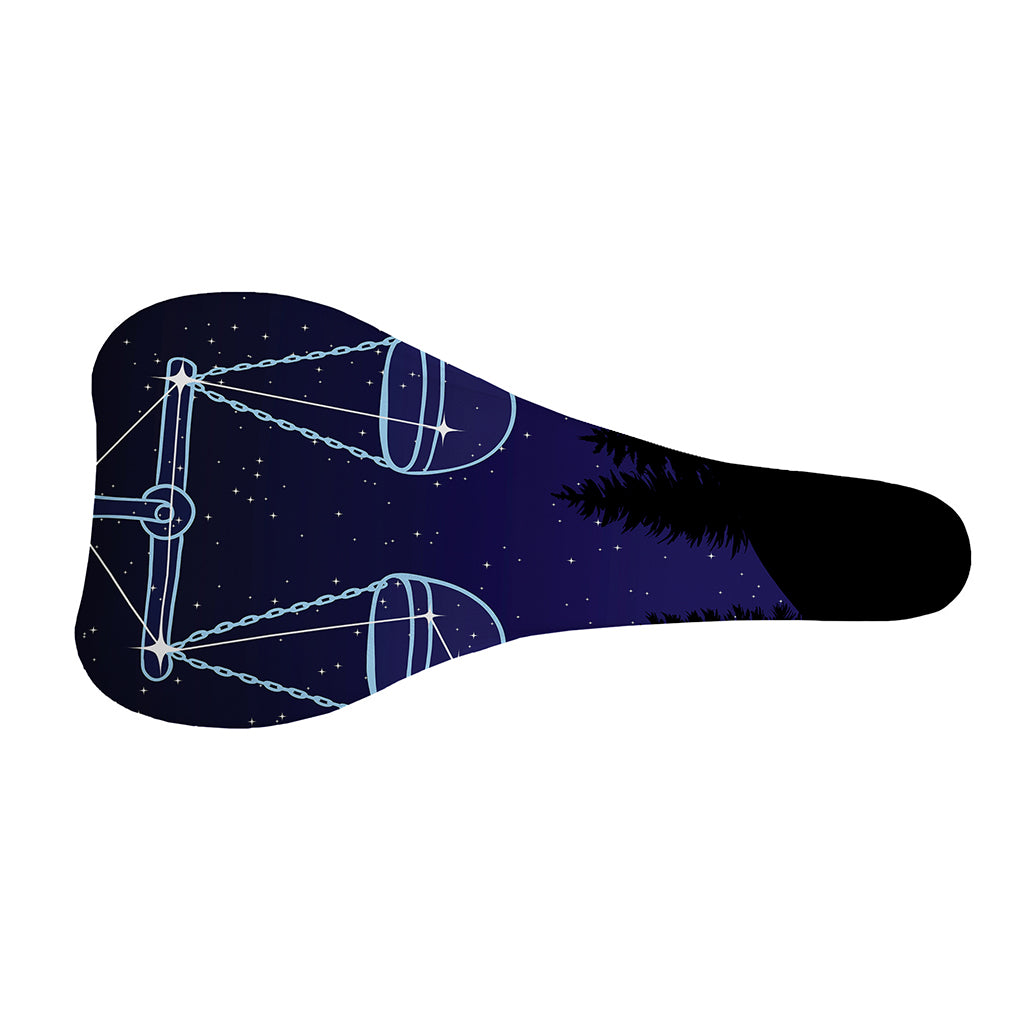 Libra Constellation Print Bicycle Seat Cover
