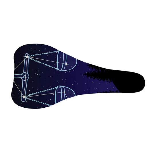 Libra Constellation Print Bicycle Seat Cover