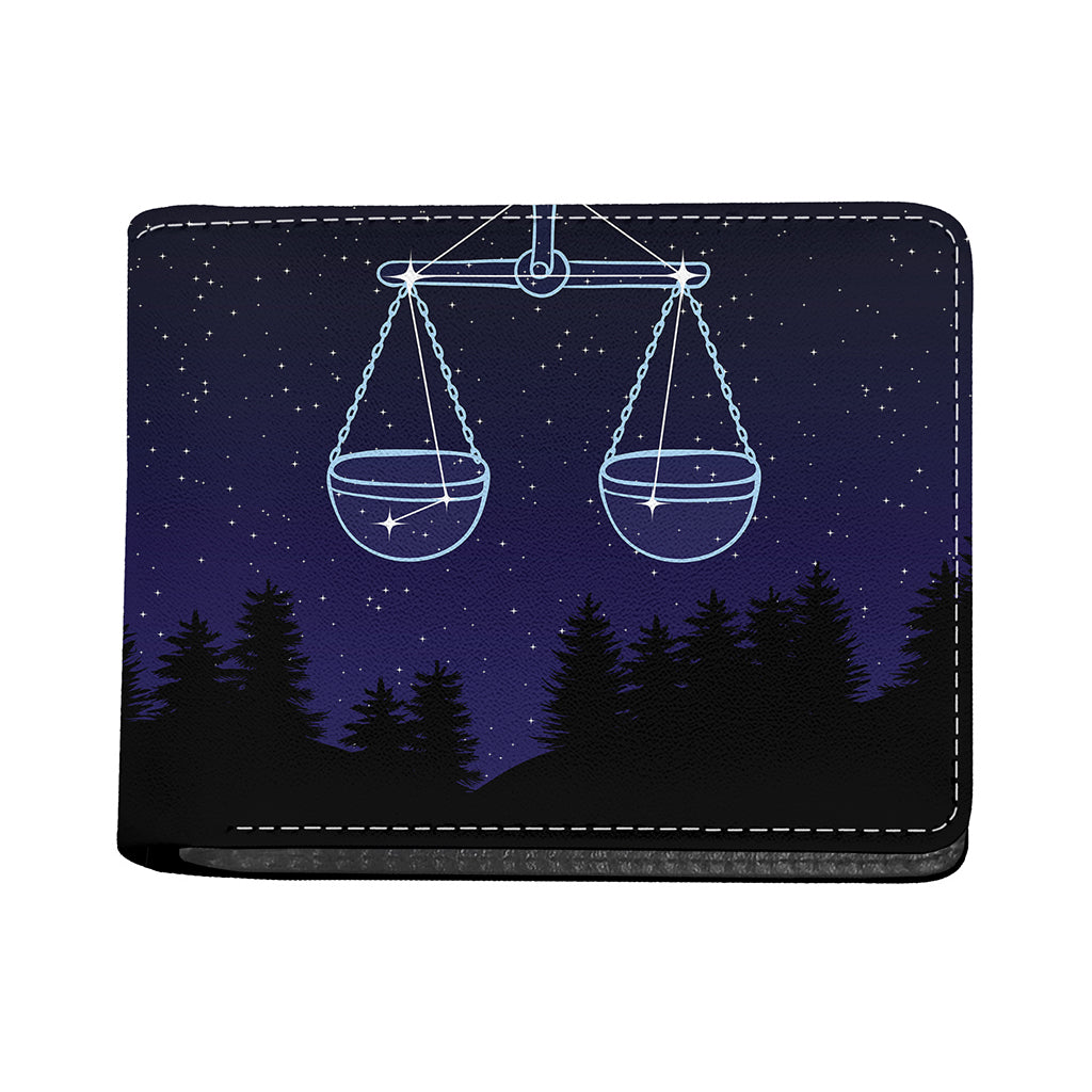 Libra Constellation Print Bifold Wallet