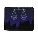 Libra Constellation Print Bifold Wallet
