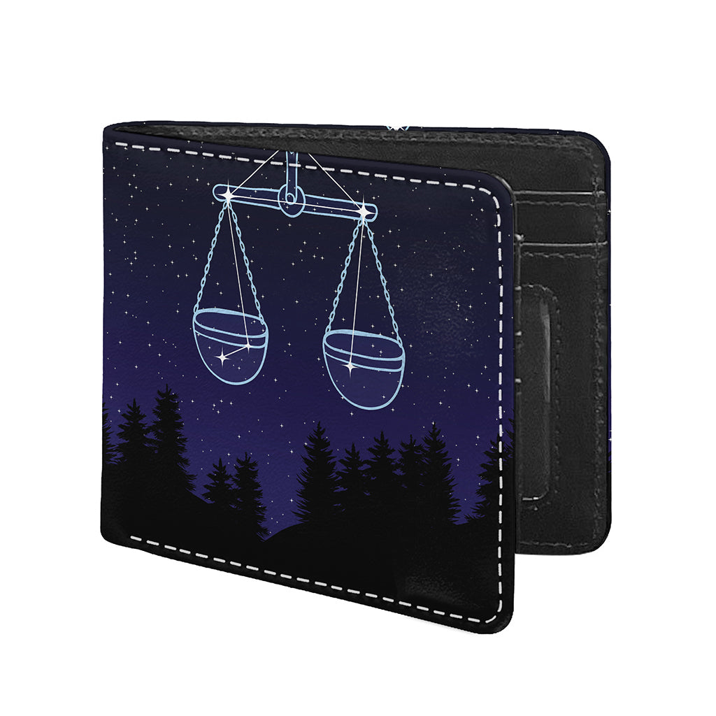 Libra Constellation Print Bifold Wallet